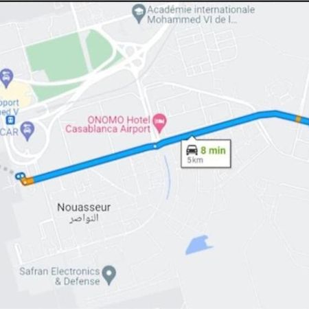 Adorable Apartamento A 8 Min Del Aeropuerto De Casablanca,Wifi Ultra Rapido Y Parking Gratis Derroua Esterno foto
